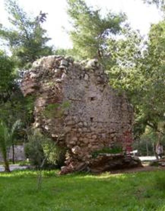 το μεγάλο συγκρότημα θερμών στην πλατεία του Αγίου Γεωργίου